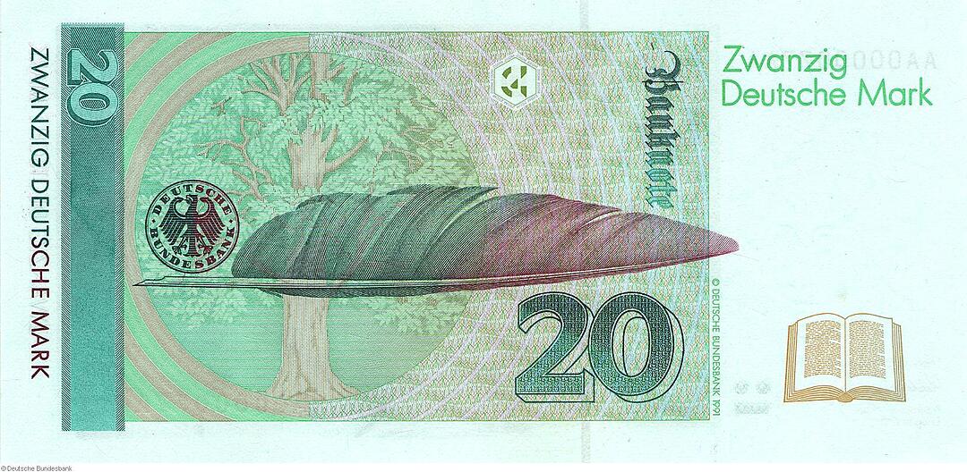 Deutsche Mark - Banknoten ab 1990