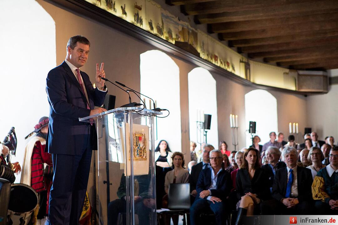 Minister Söder verleiht Heimatpreis Mittelfranken auf der Kaiserburg