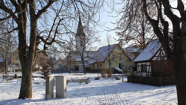 Der Ortskern war schon vor längerem schön und neu gestaltet worden.Foto: Anette Schreiber