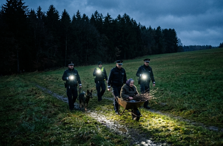 Memmelsdorf: 87-Jährige vermisst - mit Drohne und Schubkarre aus Wald gerettet