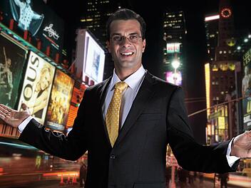 Kai Schumann spielt die Hauptrolle in dem Film "Der Minister". Foto: (c) SAT.1/Hardy Brackmann