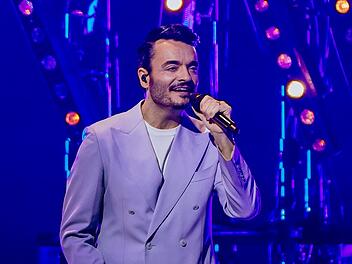 Gemeinsam mit dem Vorbild auf der Bühne: Giovanni Zarrella hat einen gemeinsamen Auftritt mit Robbie Williams gespielt.