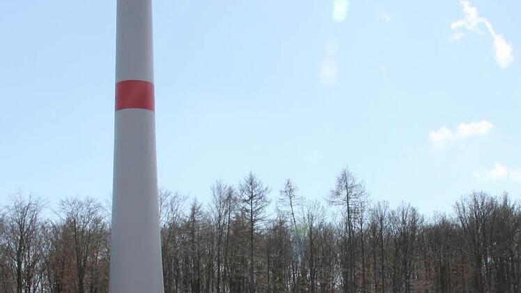 Windrad eins ist am weitesten fortgeschritten.