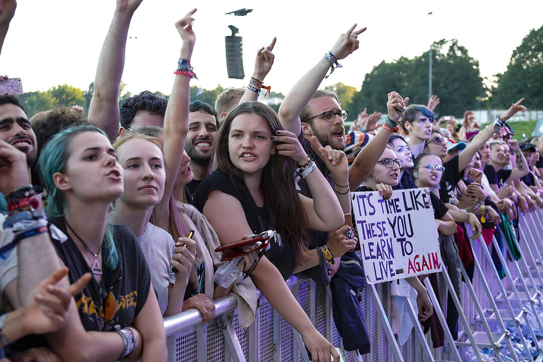 Die Foo Fighters bei Rock im Park 2018.