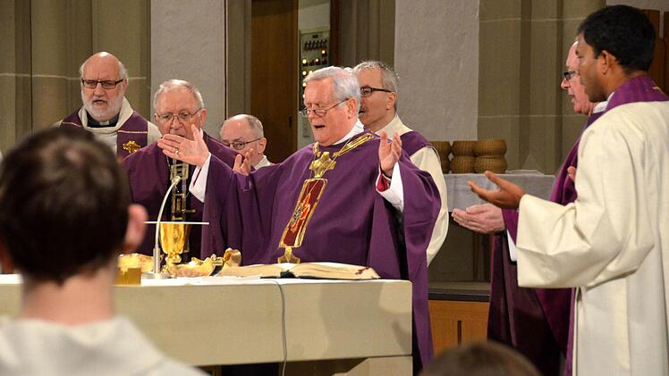 Besuch des Bischofs in Bad Kissingen. Foto: Peter Rauch