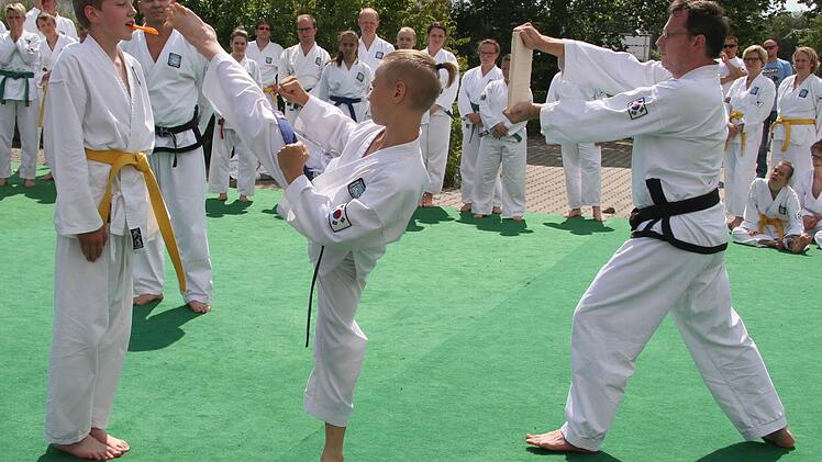 Einige Kämpfer haben eine beachtliche Körperbeherrschung.