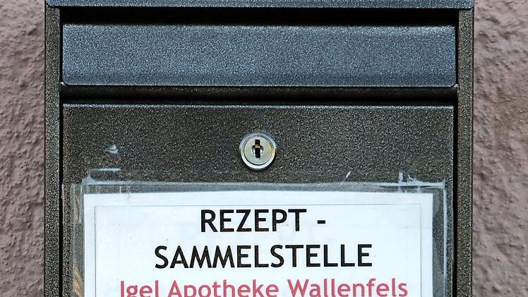 Endgültig geschlossen hat die Berg-Apotheke in Presseck. Aus Wallenfels werden jedoch Rezepte abgeholt und Medikamente ins Haus gebracht.