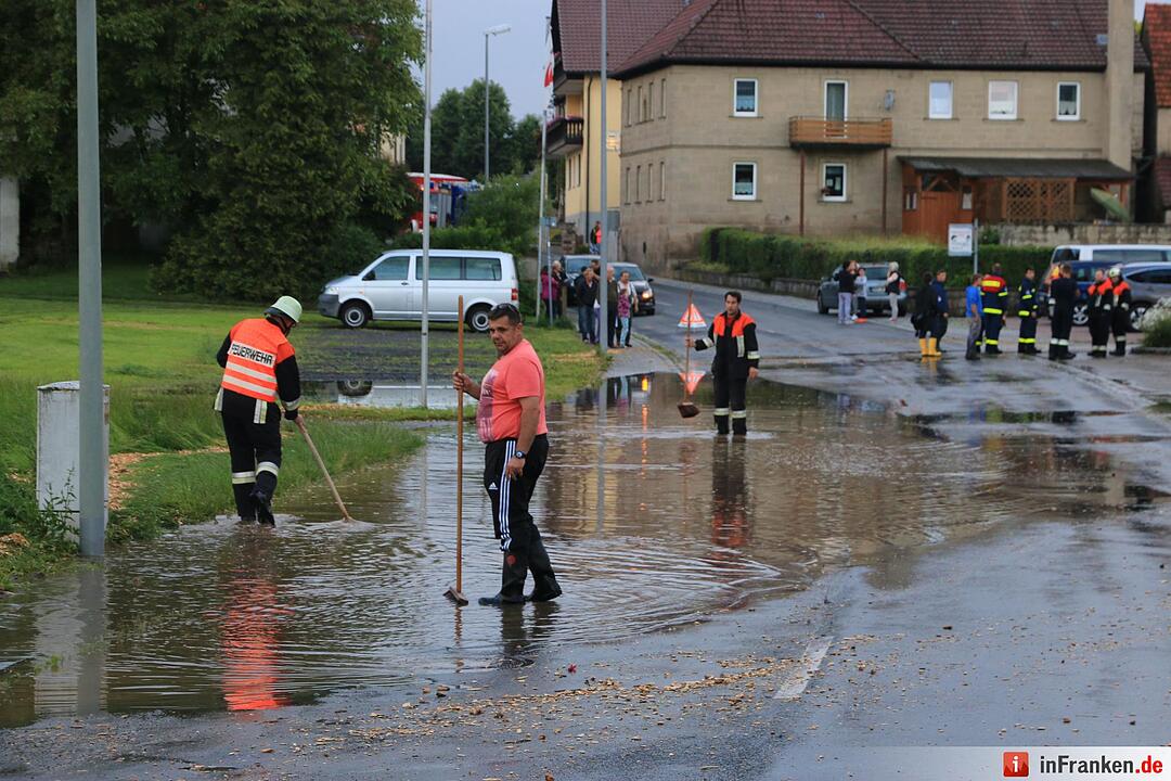 Hochwasser in Rauhenebrach