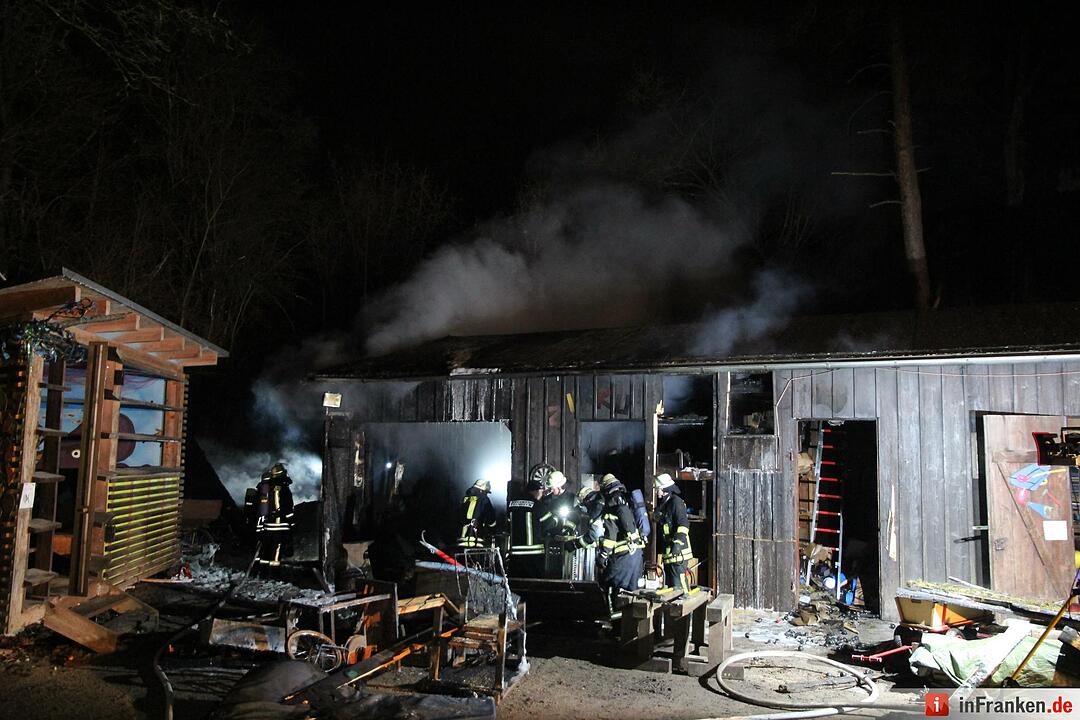 Scheune auf Jugendfarm in Erlangen brennt aus