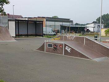 Der Skaterpark im Süden von Neunkirchen am Brand Foto: Martin Rehm