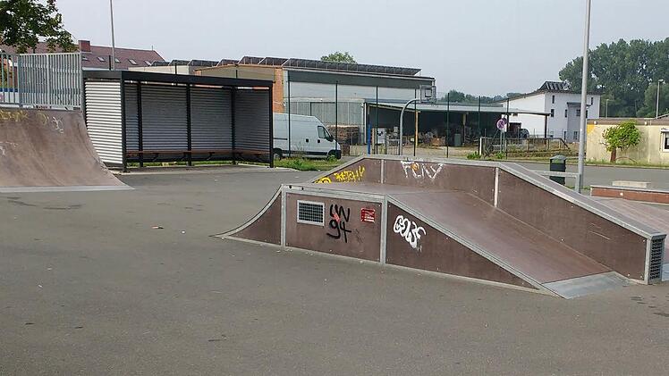 Der Skaterpark im Süden von Neunkirchen am Brand Foto: Martin Rehm