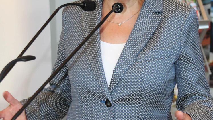 Regierungspräsidentin Heidrun Piwernetz hob den Stellenwert der Messe heraus.