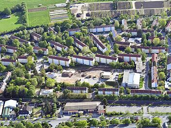 Der Bestand an Sozialwohnungen in Bamberg, im Bild der Stadtteil Gereuth, schrumpft seit Jahren.  Foto: Ronald Rinklef