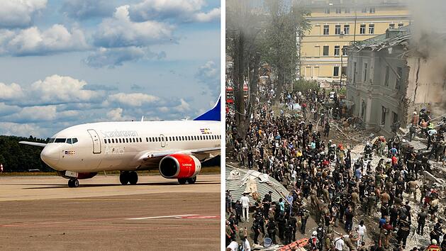 Flughafen N&uuml;rnberg: Evakuierungsflugzeug aus Kriegsgebiet bringt kranke Kinder nach Franken