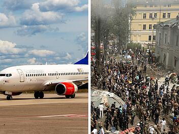 Flughafen Nürnberg: Evakuierungsflugzeug aus Kriegsgebiet bringt kranke Kinder nach Franken