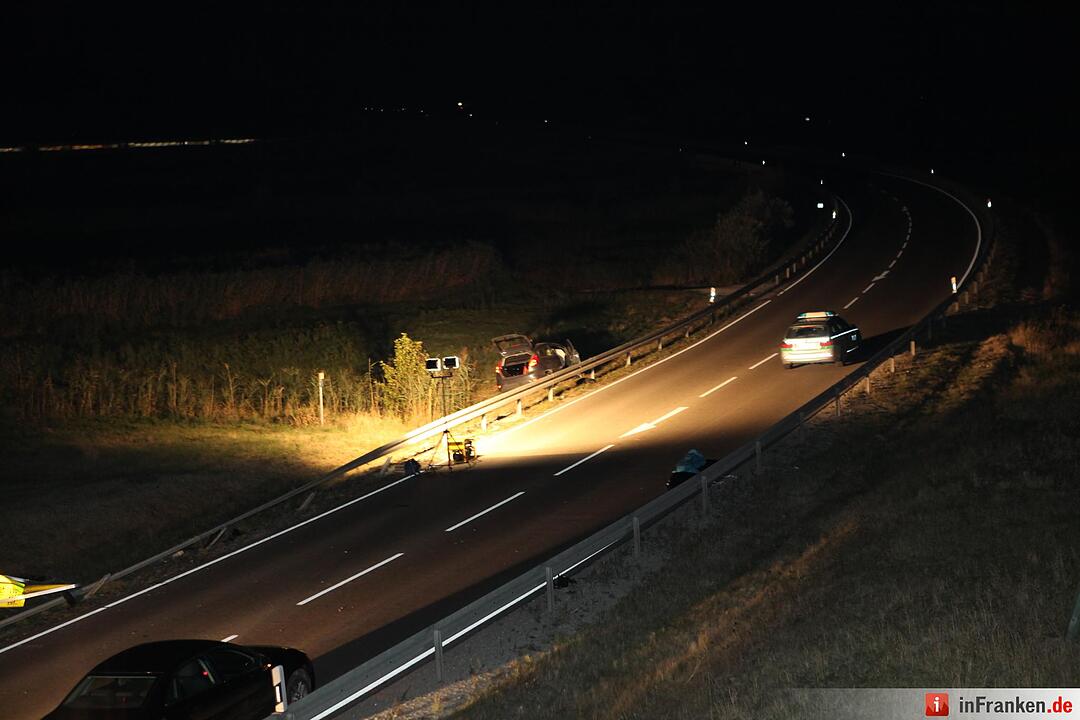 Tödlicher Unfall bei Lehrberg im Kreis Ansbach