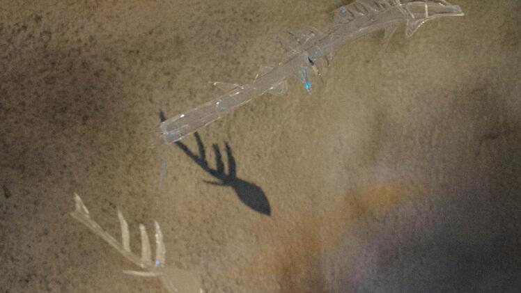 Winfried Wunderlich zeigt "UNTENoben". Foto: Marco Meißner