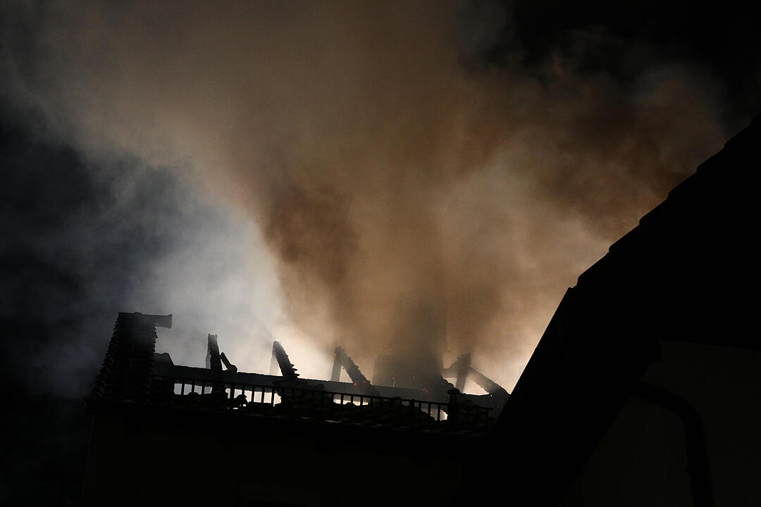 Gunzenhausen: Hoher Schaden bei Dachstuhlbrand