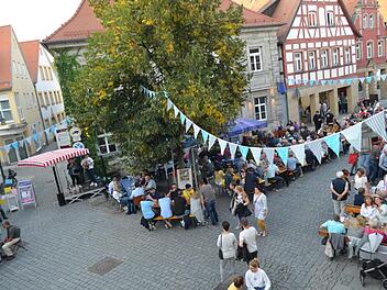Zum dritten Mal wurde in Forchheim das  "Blaue Eck Fest" mit einem buntem Programm gefeiert. Foto: Sonja Hoffmann