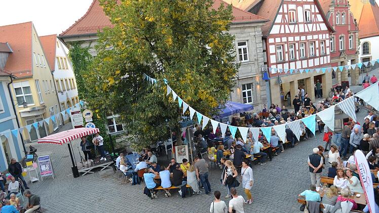 Zum dritten Mal wurde in Forchheim das  "Blaue Eck Fest" mit einem buntem Programm gefeiert. Foto: Sonja Hoffmann