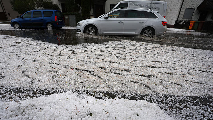Unwetter in Schwaben