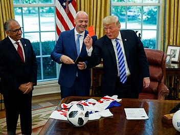 FIFA-Pr&auml;sident Infantino bei US-Pr&auml;sident Trump