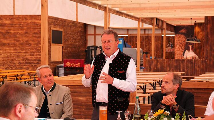 Probeanstich zur Kulmbacher Bierwoche 2018.  Foto: Jürgen Gärtner