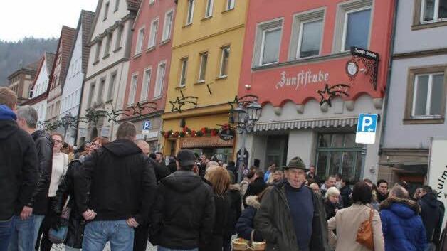 Impressionen vom weihnachtlichen Frühschoppen in Kulmbach 2015. Foto: Sonny Adam