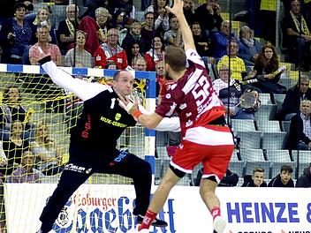 Jan Kulhanek spielt bisher eine überragende Saison im HSC-Tor. Der Routinier hat maßgeblichen Anteil an der Tabellenführung. Foto: Timo Geldner