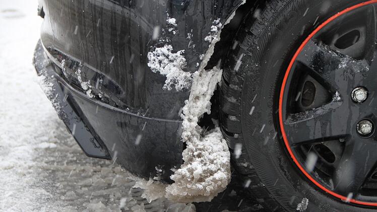 Schnee in Bad Brückenau Foto: Ulrike Müller