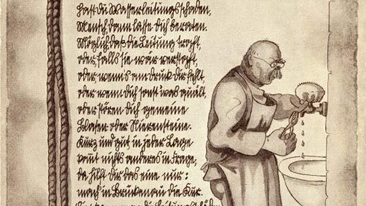 So sieht die Postkarte von vorne aus. Quelle: Nachlass Paul Gerhard Böse