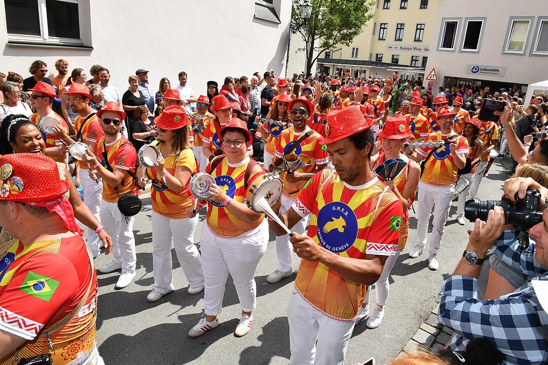 Umzug beim Samba-Festival in Coburg