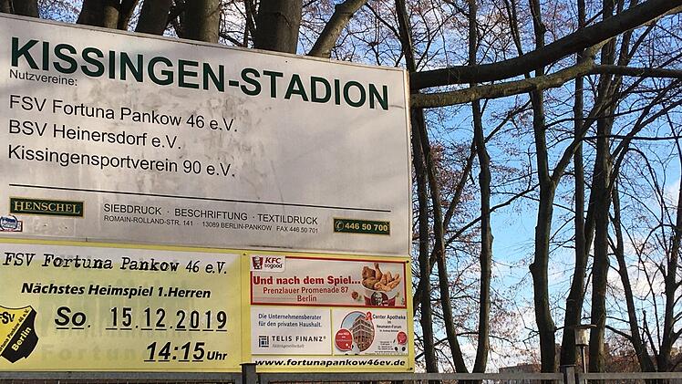 Das Kissingen-Stadion steht nicht in der Kurstadt an der Fränkischen Saale, sondern im Berliner Stadtteil Pankow. Foto: Jürgen Schmitt