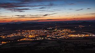 Sonnenuntergang auf dem Staffelberg
