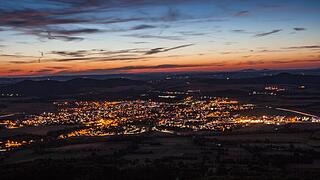 Sonnenuntergang auf dem Staffelberg