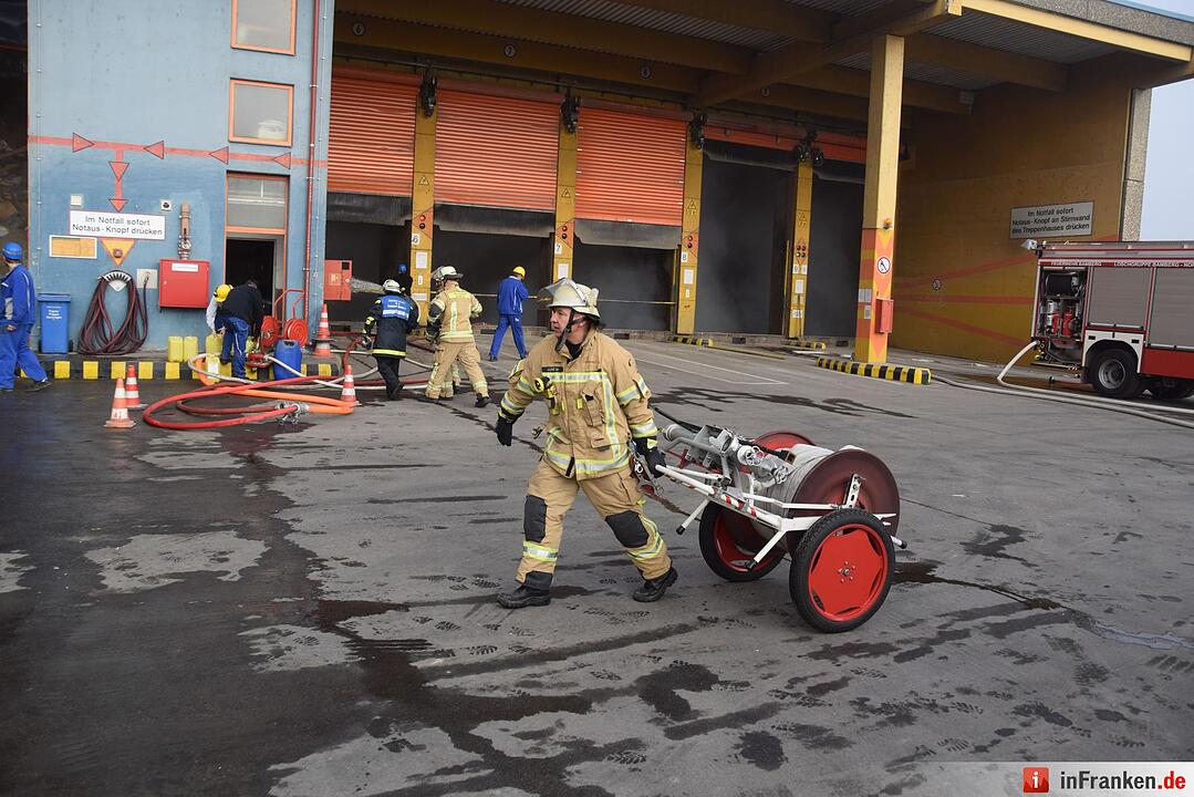 Brand in Müllheizkraftwerk