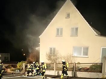 Feuerwehrübung in Arnshausen. Martin Metz