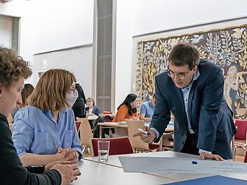 Konrad Körner (rechts) geht es darum, auch die Bürger in den sogenannten Zukunftsprozess einzubeziehen.