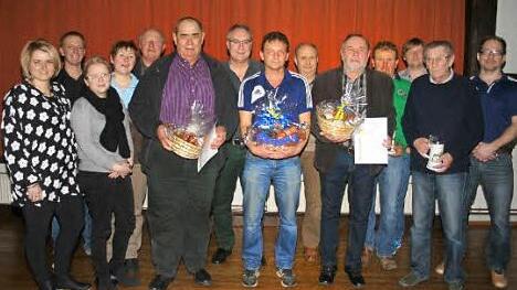 Langj&auml;hrige Mitglieder konnte der SV Meilschnitz im Rahmen seiner Jahreshauptversammlung ehren.  Foto: Martin Rebhan