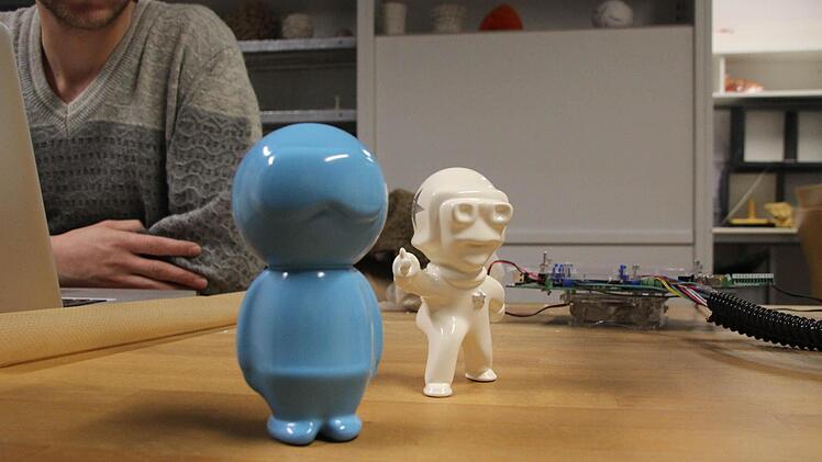 Spielzeugfiguren aus dem Drucker.