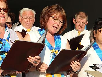 Der Gesangverein Azendorf hat am Mittwoch zum Singen an einem Sommerabend eingeladen. Foto: kms