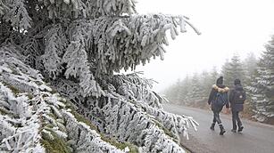 Frostiges Wetter im Harz