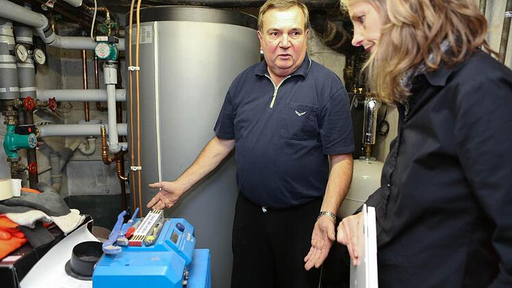 Was ist im Heizungsraum erforderlich, wie effizient arbeiten die Pumpen?