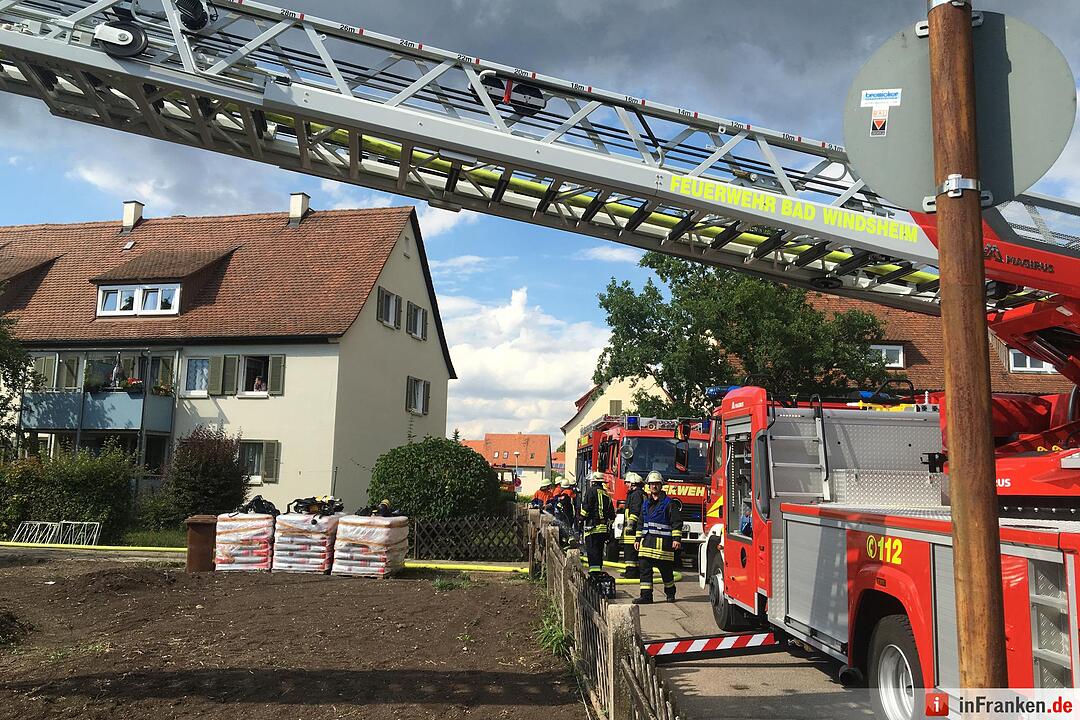 Wohnhausbrand in Bad Windsheim
