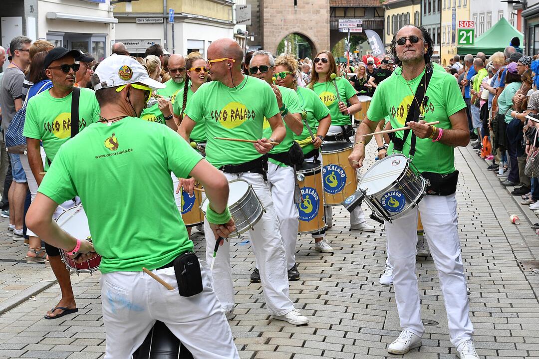 Umzug beim Samba-Festival in Coburg