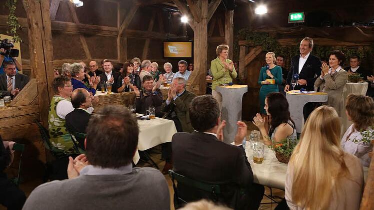 Eine dreiviertel Stunde hatten die Ebermannstadter Zeit, mit Monika Hohlmeier und Maria Noichl über EU-Themen zu diskutieren. Foto: Barbara Herbst