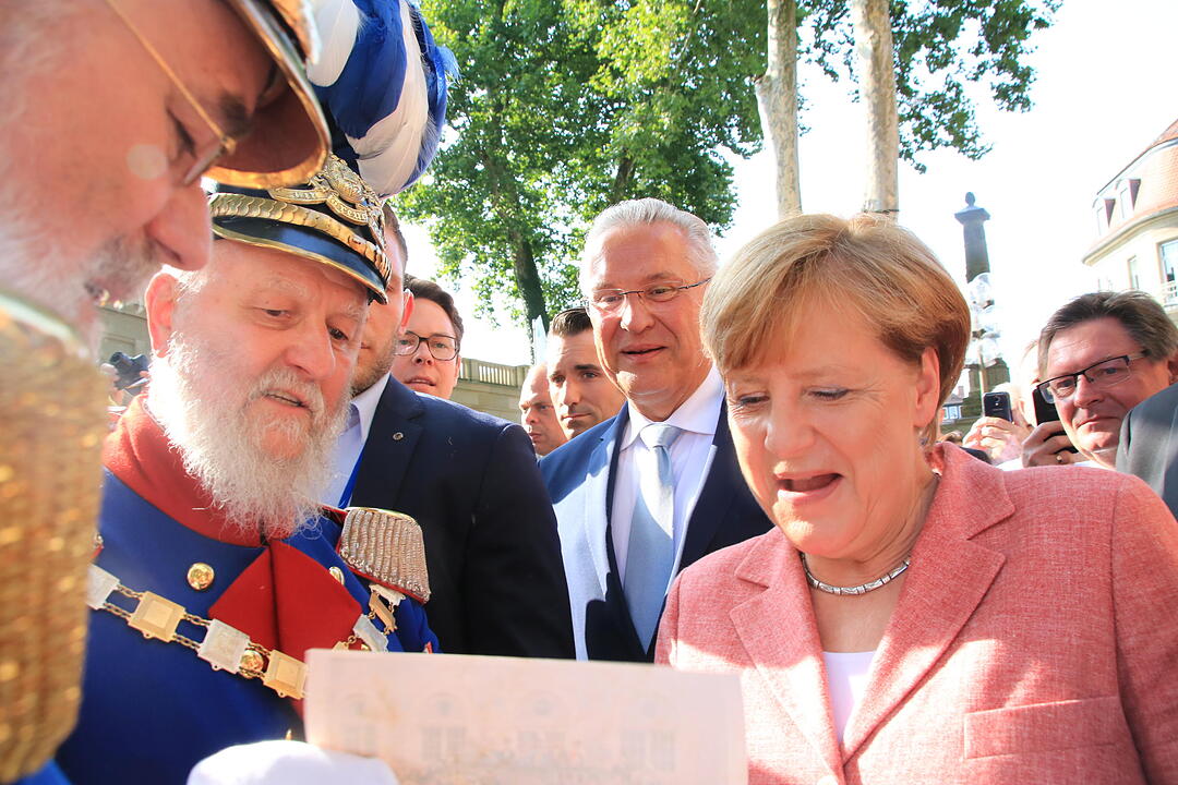 Angela Merkel zu Besuch in Bad Kissingen