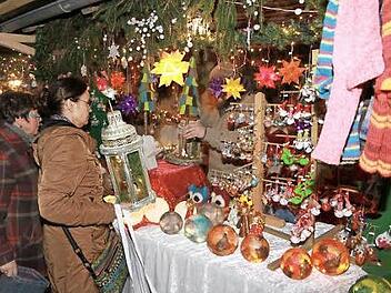 Zwei Tage lang gab es in Eggolsheim viel Weihnachtliches.  Foto: M.Erlwein