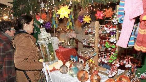 Zwei Tage lang gab es in Eggolsheim viel Weihnachtliches.  Foto: M.Erlwein