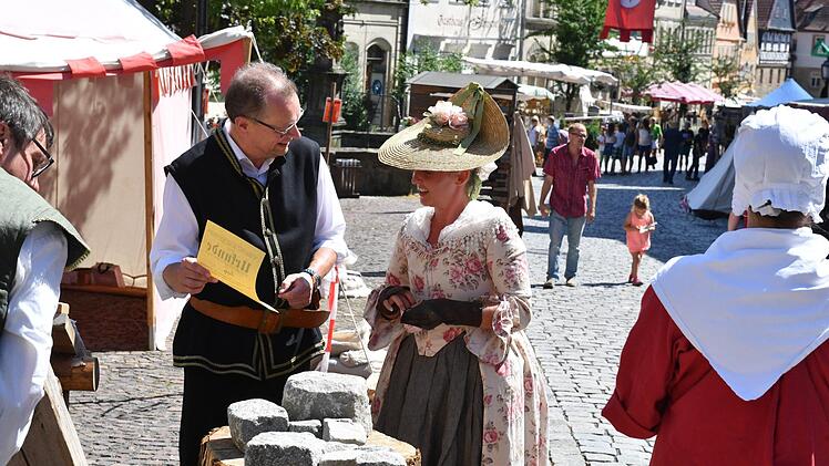 Impressionen vom Historischen Stadtspektakel: Ein Streifzug durch die obere Stadt. Foto: Ronald Rinklef
